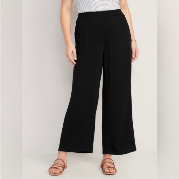 NWT! Black High-Waisted Playa Soft-Spun Wide-Leg Pants - Multiple🛝 - Picture 8 of 8